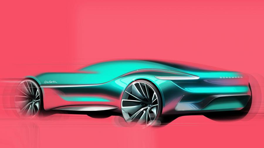 Эскиз Borgward Isabella Concept 2017 года  (фото 28 из 43)